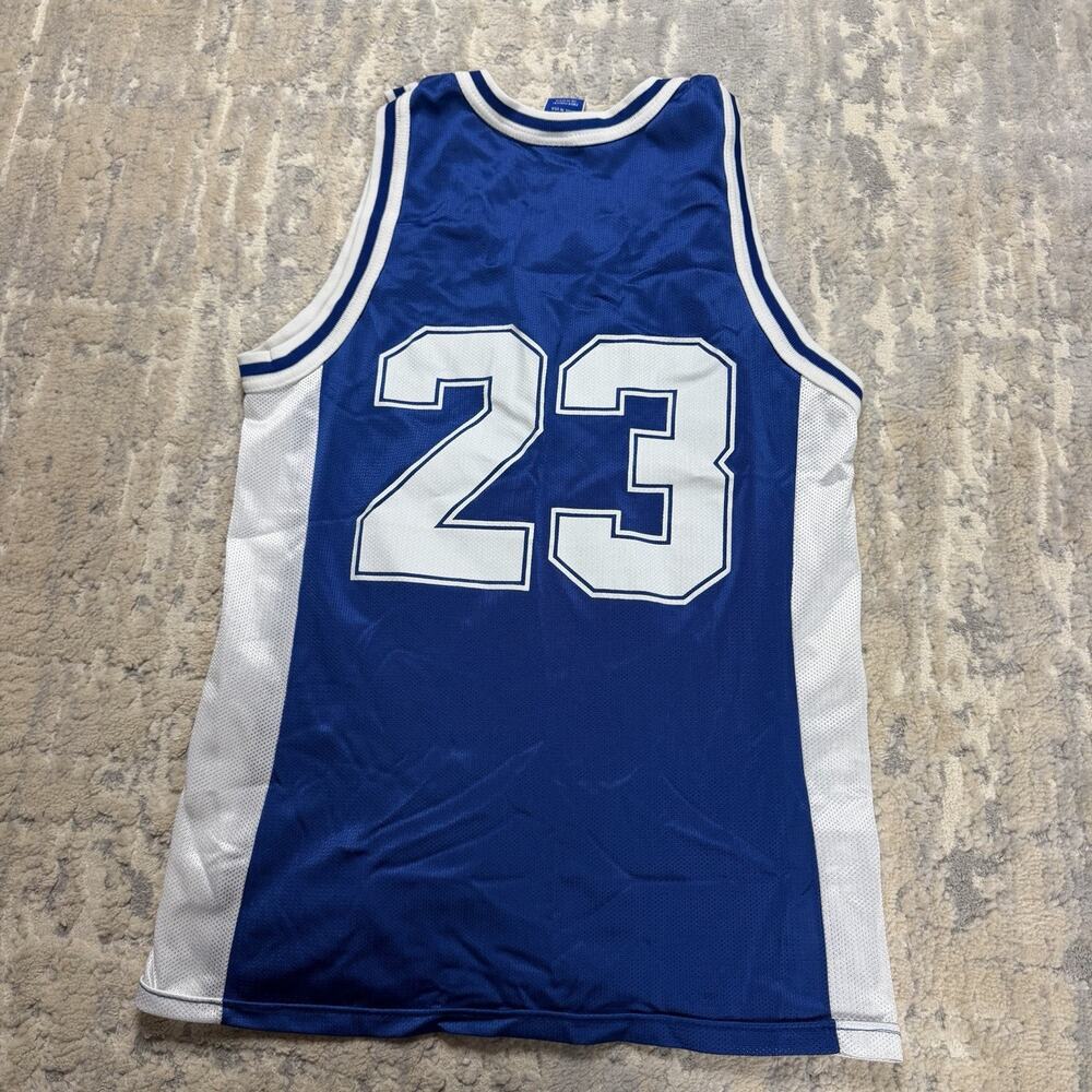 Vintage 90s Derek Anderson Kentucky Wildcats Champion Basketball Jersey Size 36 - Picture 6 of 8
